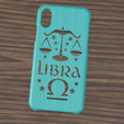 Case iphone X y XS libra4.png Case Iphone X/XS Libra sign