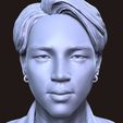 17.jpg Jimin Bust 3D print model