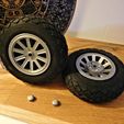 DSCN0647.JPG Scale wheels and tires for ESM P-51 Mustang