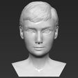 1.jpg Audrey Hepburn black and white bust for full color 3D printing