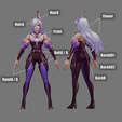 katacourtaccess03.png Katarina Faerie Court Prestige Accessories League of Legends STL files