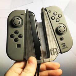 604169be79990db6b1220c0428adcb66_display_large.jpg Fichier STL gratuit Nintendo Switch Con U v2・Objet imprimable en 3D à télécharger