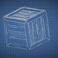 crate.jpg Free STL file Crate wooden box・3D print model to download