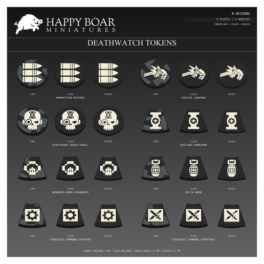 Deathwatch Faction Tokens and Markers