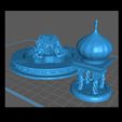 9.jpg Download STL file Indian fancy fountain - Flames Of War Bolt Action Oriental Age Of Sigmar Medieval Warhammer • Design to 3D print, Hartolia-miniatures