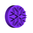 snowflake 1 20mm.stl Christmas Snowflake Stamps Polymer Clay Stamps | Digital STL File | 2 Sizes | 10 Designs