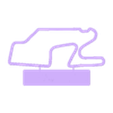 Watkins Glen Final.stl 30 Pack Track Map with Nameplate Wall Art (ALL TRACK STL FILES)