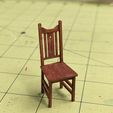 chairpainted.jpg 1:24 Arts and Crafts Style Dining Table and Chair