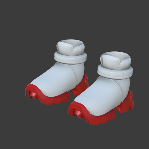 🦔 Zapatillas Sonic Shadow the Hedgehog・Archivo STL para