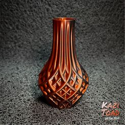 no-7.jpg Fichier STL gratuit Vase croix torsadée (Vase n° 7)・Plan pour imprimante 3D à télécharger