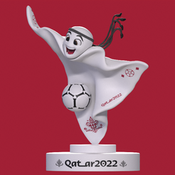 FIFA World Cup Qatar 2022 Logo - 3D Print Model by waelmoussa