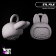 Keychain-Labubu-3.png Labubu Keychain - STL File