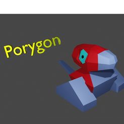 porygon.jpg Free STL file Porygon・3D printable object to download, 3D-Wex