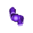 Plate_RunD.stl Free STL file Galactic Crusaders - 28mm- Jet Troop Legs・3D print design to download