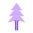 1.STL Christmas tree balance game