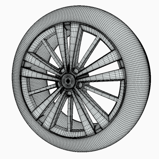 🛞 Land Rover Range Rover Wheel (Rim + Tyre)・ STL File for 3D printing ...