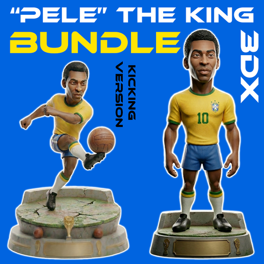 342★サッカー★pele★prostars★フィギュア 🤴 PELÉ 