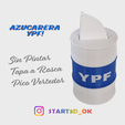 Azucarera.png Сахарница YPF Barrel - завинчивающаяся крышка и носик для разлива