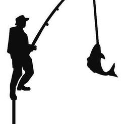 pesca.jpg STL-Datei Topper Fischen・3D-druckbares Modell zum Herunterladen