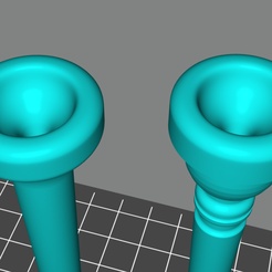 Screenshot-1.5c.png STL file 1-1/2C Trumpet Mouthpiece Equivalent・3D printing model to download