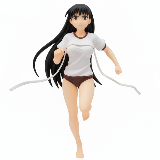 MYA CHAN AZUMA WORLD フィギュア 🏃 azumanga daioh sakaki Run Figure・Arquivo STL para Impressão 3D