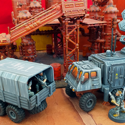 signalTroopBacksPreview.png 3D-Datei Extra Truck Bodies - 28mm・Modell zum Herunterladen und 3D-Drucken