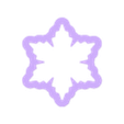 snowflake cults2 3.0cm x  3.5.stl Snowflake cutter set - ten sizes