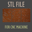 PANEL-3.22.png 3D model of decorative Wall Panel 3- for CNC router or 3D printer, CNC file, STL file.Download files.