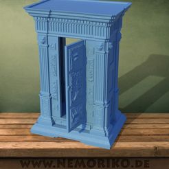 Schrank_Final.jpg OBJ file Nemoriko`s : Wardrobe - Schrank ( Narnia style )・3D printable model to download