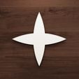 shape_0096.jpg Minimalist Four-Point Star Wall Decoration
