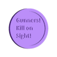 gunners kill on sight single.stl Astra Militarum Order Tokens