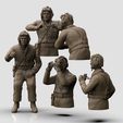 1.1089.jpg Tank Crew WW2 Russia 3D print model