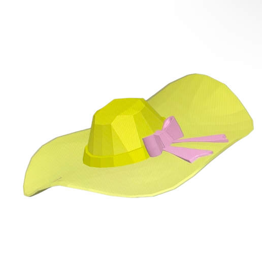 Gorilla Tag Yellow Beach Hat ☀️ Sunny Sun Hat Accessory For