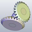BG01-008.jpg Free STL file Simple bevel gear transmission-2 gears・3D printable model to download