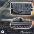 4.jpg Tiger M1943 Hollywood version Kelly's Hereos (with T-34 tracks) - Germany Eastern Western Front Normandy Stalingrad Berlin Bulge WWII