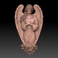 1.jpg Angel Holding Cross – 3D Relief Model