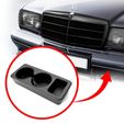 Mercedes-Benz-190e-W201-cup-holder-1.jpg Licencia Comercial Mercedes Benz 190E W201 Portavasos Cup Holder con Monedero