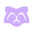 CORTANTE MAPACHE.stl COOKIE COTTER RACCOON CUTTING RACCOON