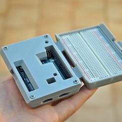 arduino_1.jpg STL-Datei ARDUINO UNO PORTABLE LAB CASE・Modell zum Herunterladen und 3D-Drucken