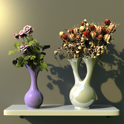 Crop.png TWO SIMPLE VASES  (EASY PRINT NO SUPPORT)