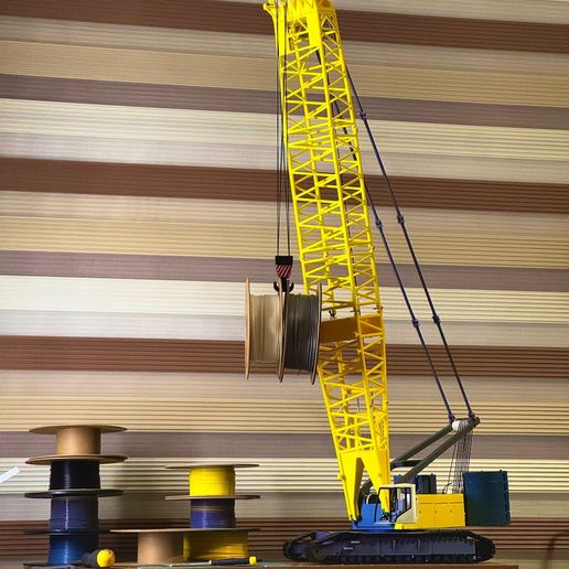 Liebherr LR 1300 SX Crawler Crane – Large 3D Printable Playable Model (Upgradeable to RC coming soon)