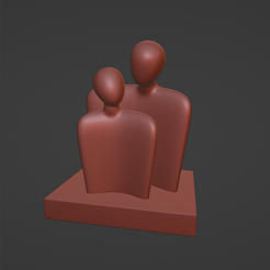 Statue0601.png STL file Couple・3D print design to download, PooyaartCG