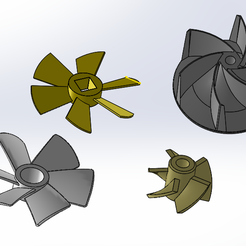 hélices.png Set of propellers / Ensemble d'hélices
