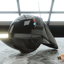 Render_pre_commupgrade.png STL-Datei Imperial Gunner 3D Printable Helmet・3D-druckbare Vorlage zum herunterladen