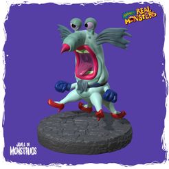IMG_2307.jpg STL file GRUMBLE of "¡¡¡AAAHH!! REAL MONSTERS"・Model to download and 3D print