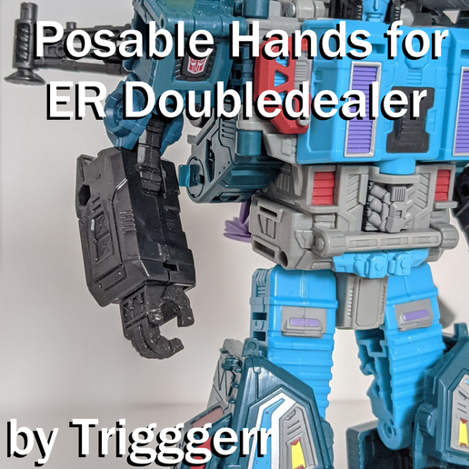 Posable Hands for Transformers Earthrise Doubledealer