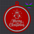 Merry-Christmas-Penguin.png 🎄 ¡48 adornos giratorios para el árbol de Navidad!