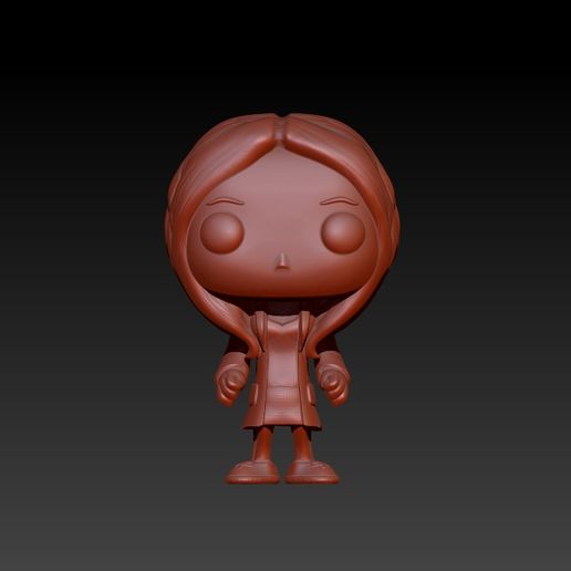 FUNKO POP GIRL 3D model