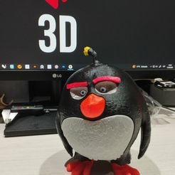 IMG_20230913_132251.jpg STL file Angry bird - BOMB・3D printable design to download