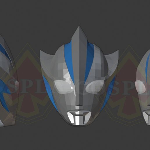 Ultraman Teo Helm Pepakura Foam Unfold